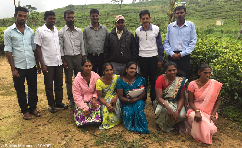 Sri Lanka CDF members tea plantation