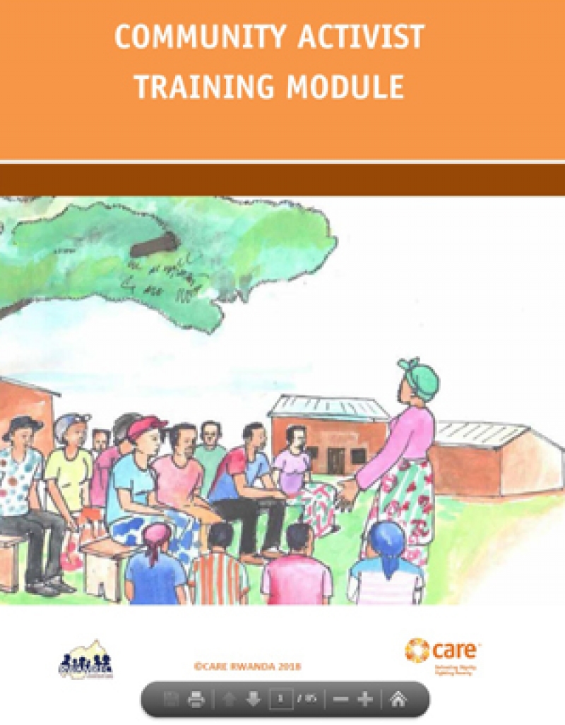 Community activist training module - Indashyikirwa programme