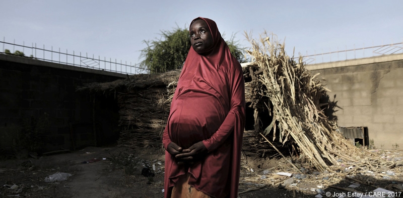 Fatima Abba Bukar fled her home after an attack on her village in Nigeria by Boko Haram