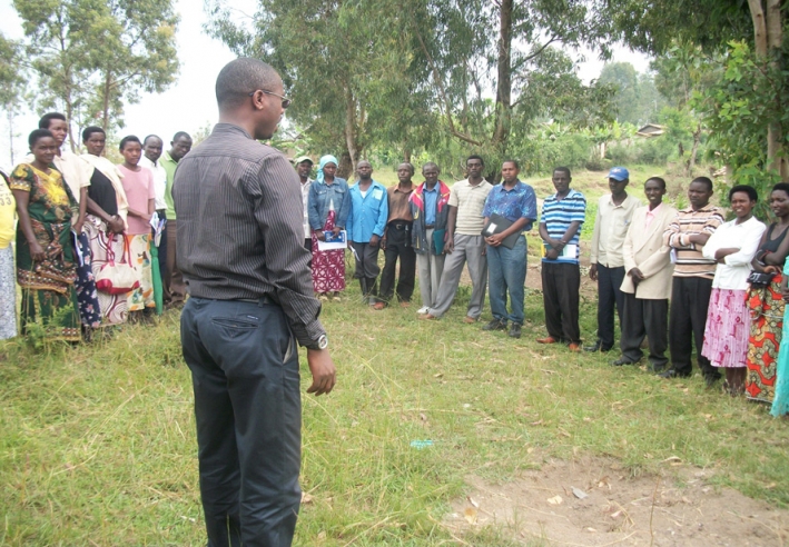 Couples participating in a 'journeys of transformation' gender workshop in Rwanda