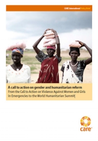 A call to action on gender and humanitarian reform