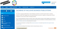 Screen grab of Search Inclusive Business website
