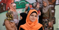 Young women members of a Village Savings and Loan Association group in Jordan, supported by CARE in a programme in partnership with the H&amp;M Foundation