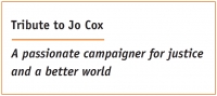 Tribute to Jo Cox: A passionate campaigner for justice and a better world