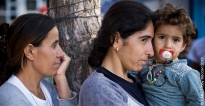Refugees from Iraq photographed in Serbia, July 2016