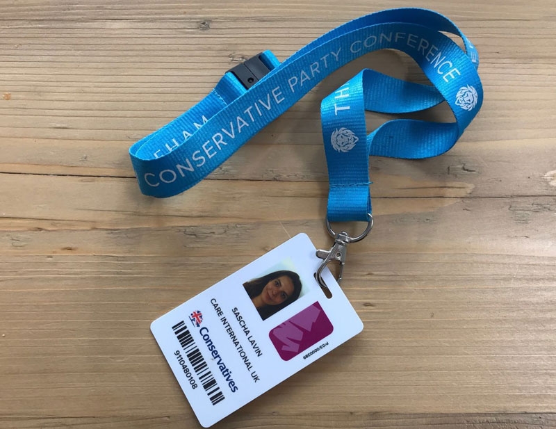 Policy and Advocacy Intern, Sascha's party conference pass 