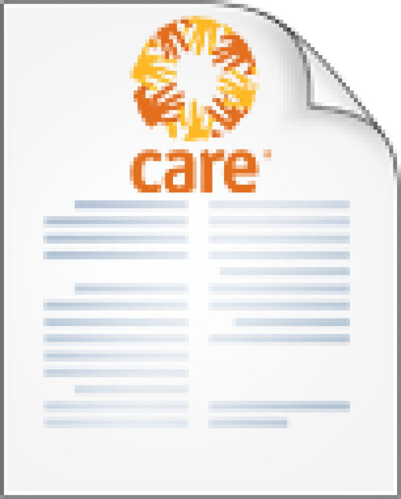 CARE International response to the UN High Level Panel for WEE&rsquo;s new report