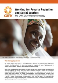 Working for poverty reduction and social justice: The CARE 2020 Program Strategy