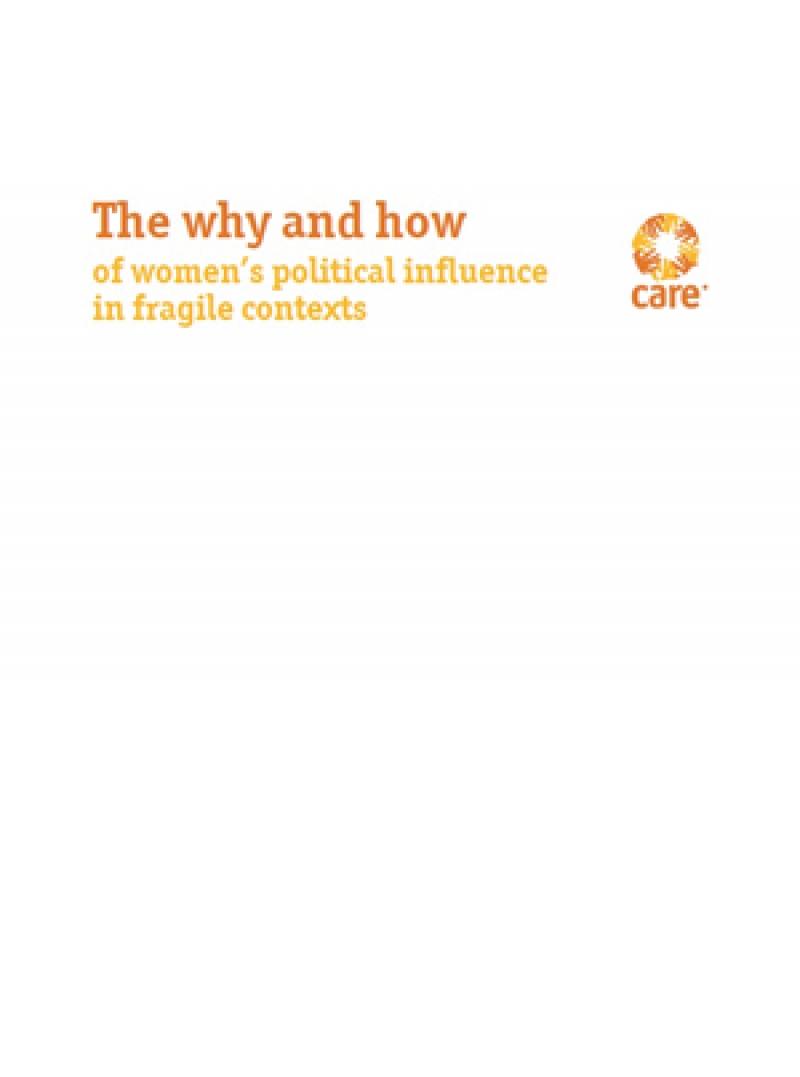 The why and how of women&rsquo;s political influence in fragile contexts