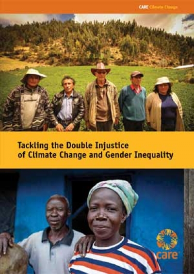 Tackling the double injustice of climate change and gender inequality