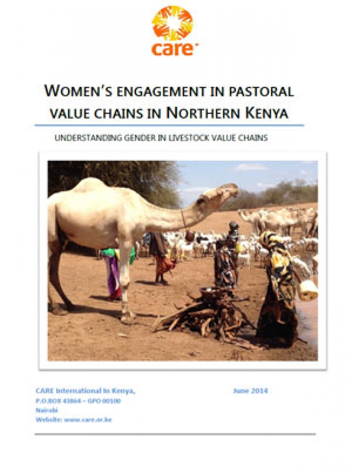Women and value chains in Kenya cover