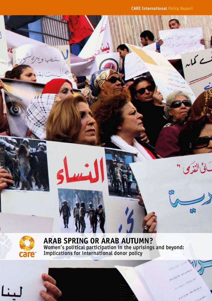 Arab Spring or Arab Autumn? Women's political participation in the uprisings and beyond: Implications for international donor policy