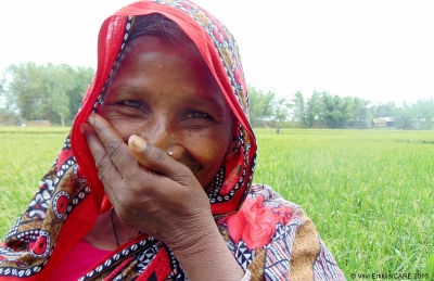 Smiling woman, Bangladesh