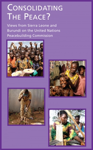 Peacebuilding: Consolidating the Peace