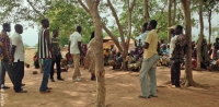 People gathering for the gender dialogue