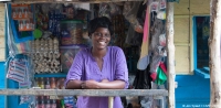 Eunice Quanioo, a savings group member in central Ghana