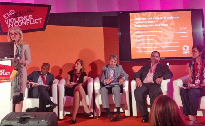 Panellists at the 'Tackling root causes of violence' event