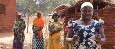 Participants in a Farmers Field and Business School in Tanzania, part of CARE&rsquo;s Pathways to Empowerment programme 