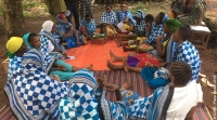 A meeting of the Tushikamane Paris savings group 