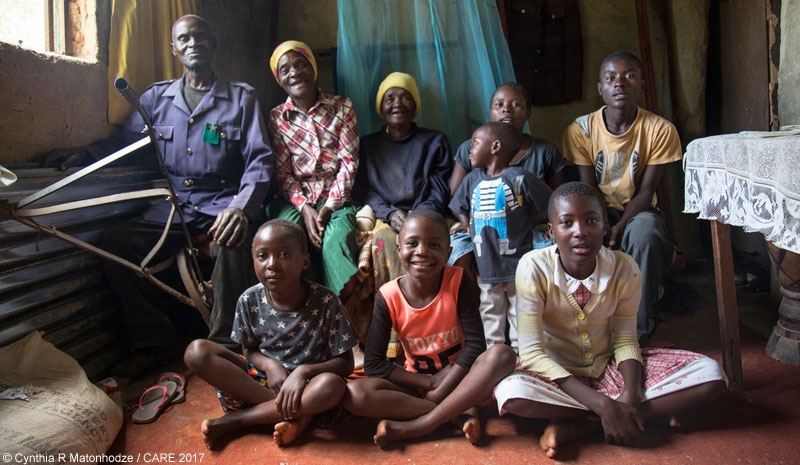 Cash transfer programme beneficiaries in Masvingo, Zimbabwe