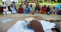 A village savings and loan association in Uganda
