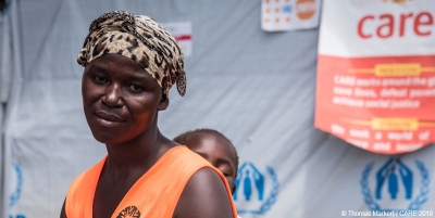 Jeanette Vumulia works as a volunteer on CARE's SRH programme in the DRC
