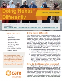 Doing Nexus Differently - External Summary Paper