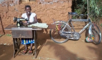 Daphrose, a participant in the POWER Africa project in Burundi