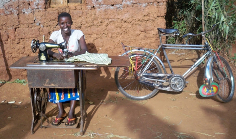 Daphrose, a participant in the POWER Africa project in Burundi