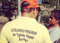 CARE's shelter team with local communities in rural Tacloban