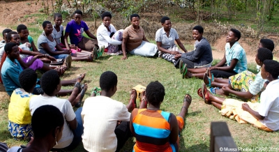 Members of a Village Savings and Loan Association in Rwanda