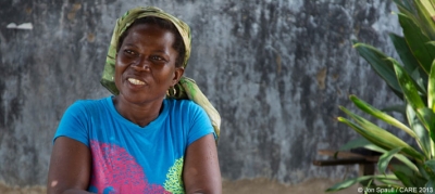 A member of a savings and loan group in Ashamoah village, Ghana