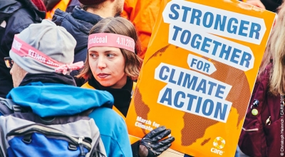 CARE supporters at a march at the COP23 meeting in Bonn