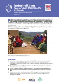 Indashyikirwa Women&rsquo;s Safe spaces for IPV in Rwanda - Practice brief