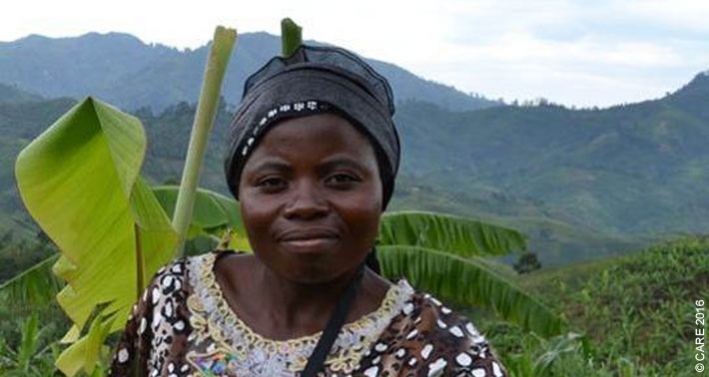Rachele Nsii, a displaced woman in the Democratic Republic of Congo