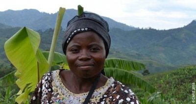 Rachele Nsii, a displaced woman in the Democratic Republic of Congo